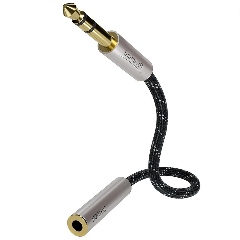 Inakustik Exzellenz Extension Audio Cable, 5,0m, 6.3mm jack<>6.3mm jack(F),00604605