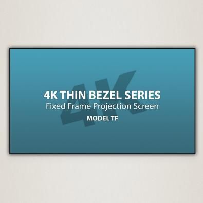 Severtson Screens 4K Thin-Bezel Series 16:9 120" Cinema White MicroPerf